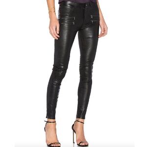 PAIGE black leather pants